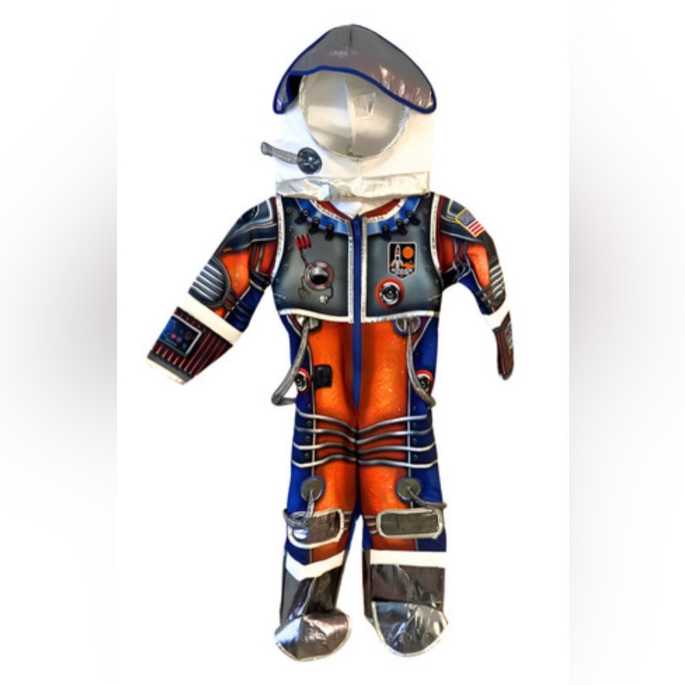 ADVENTURE FACTORY Astronaut One Piece Costume with Detachable Helmet